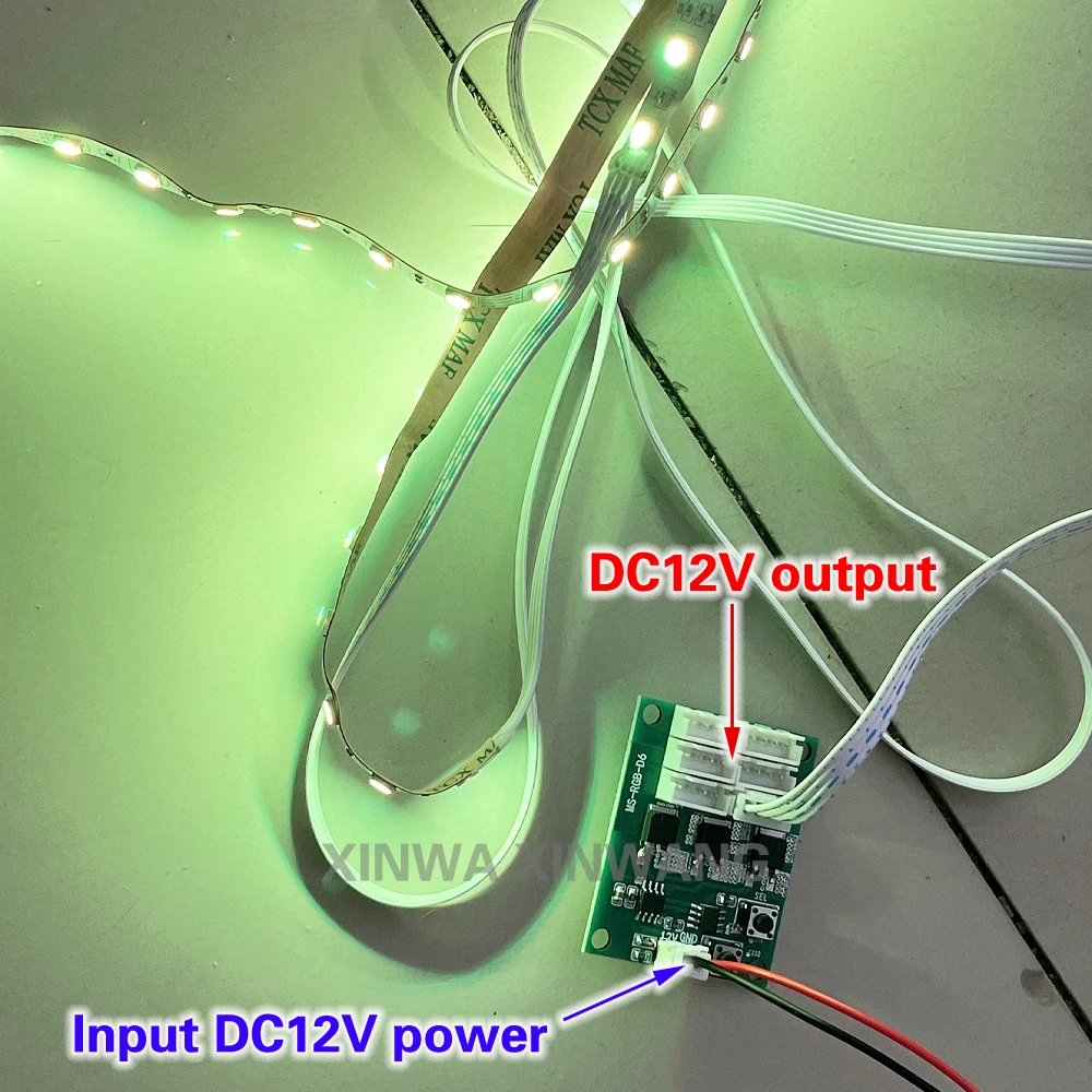 DIY 아케이드 게임, 클로 크레인 자동 판매기, 4P 커넥터, 12V, 20Pcs 조명 LED 라이트 보드
