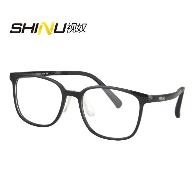 SHINU Children's Glasses Ppsu Plastic Eyeglasses Blue Light Blocking Computer Lenses Kids Pink Glasses Frame No Diopter