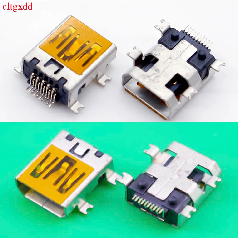 

Cltgxdd 2-10piece V3 port 10PIN mini USB female jack for Philipe Phone F-connector, tail jack