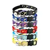 Gold Stars and Moon Cat Collar with Reflective Safety Buckle and Bell Adjustable Cats And Small Dogs Collars 2