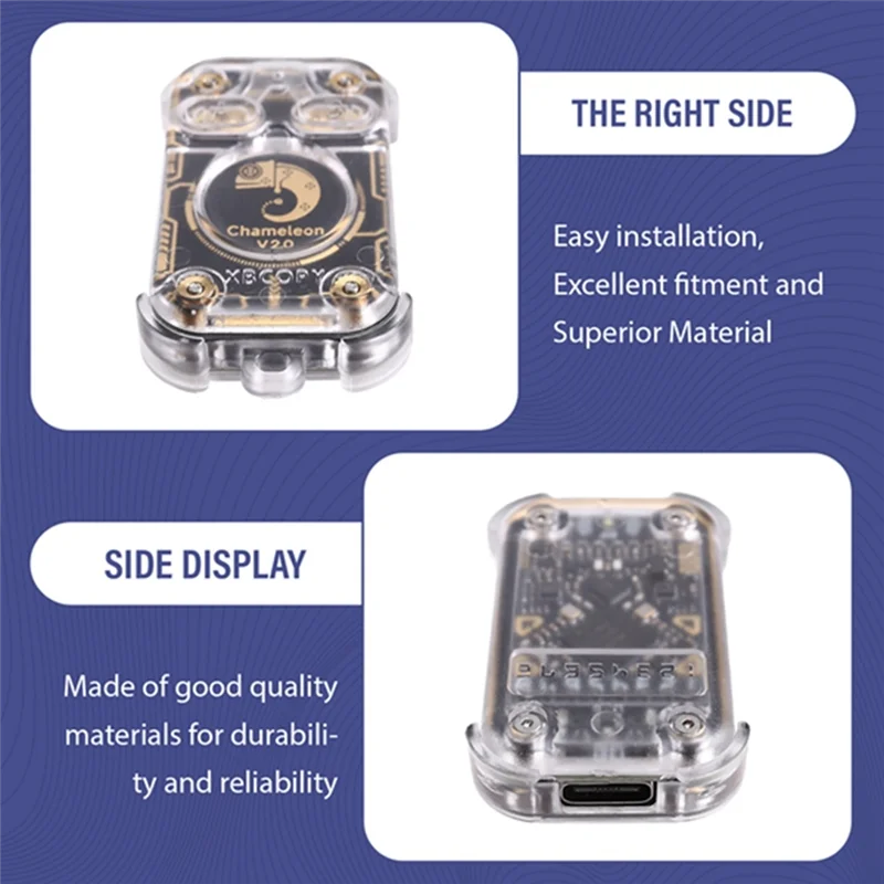 【추천】카멜레온 V2.0 RFID 리스타트 스마트 카드 에뮬레이터 리더 스마트 칩 에뮬레이터 125K 13.56Mhz NFC 복제 카드 디코더