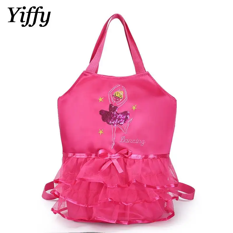 

New Ballet Dance Bag for Girls Kids Latin Dance Yoga Tap Dance Jazz Storage Bag Children Durable Travel lace Handbag