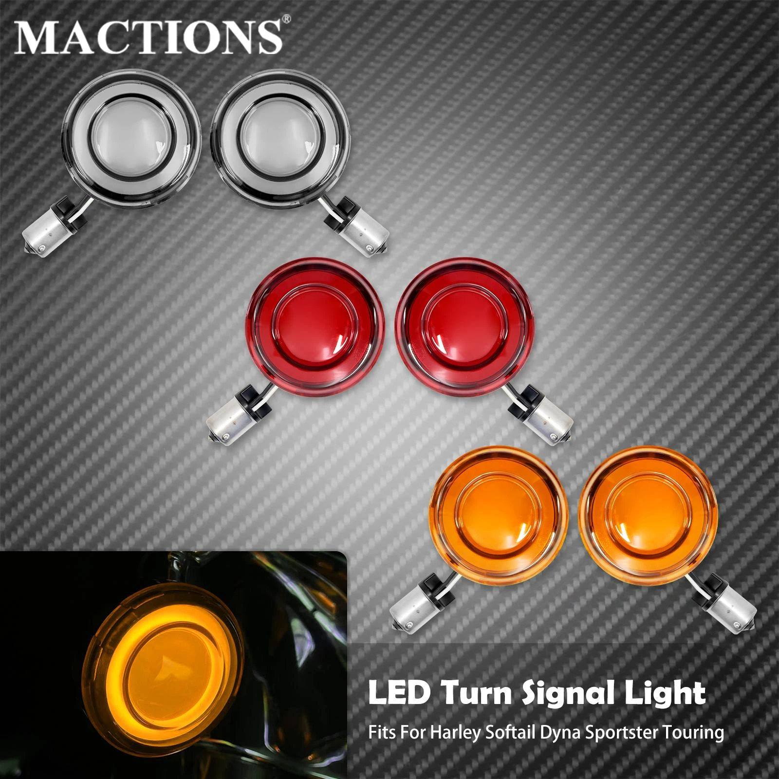 Motorcycle Turn Signal Flashing Led 1156 Conversion Indicators Light