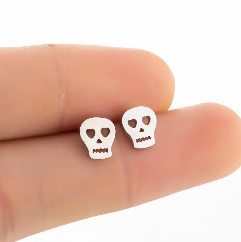 Lustige Halloween Geschenk Frau Edelstahl Ohrstecker Fledermaus Geist Party Geschenk Ohrringe Für Mädchen Kostenloser Versand Schmuck Großhandel – Detail 23
