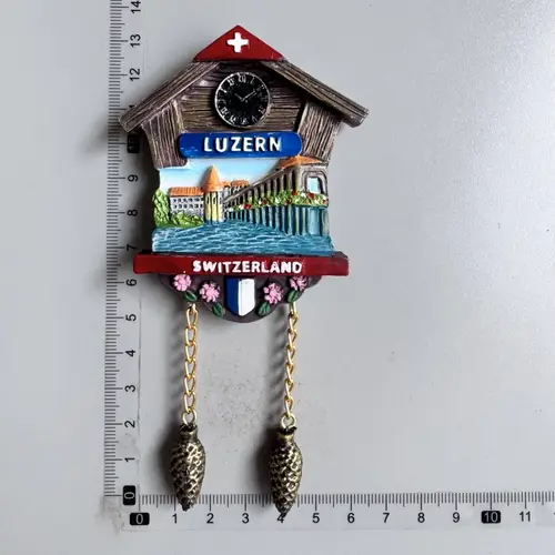 Switzerland Fridge Magnets Bern Zurich Zermart Luzern Swiss Dairy Cow Jungfraujoch Skiing Cuckoo Clock Home Decor Collection - Image 12