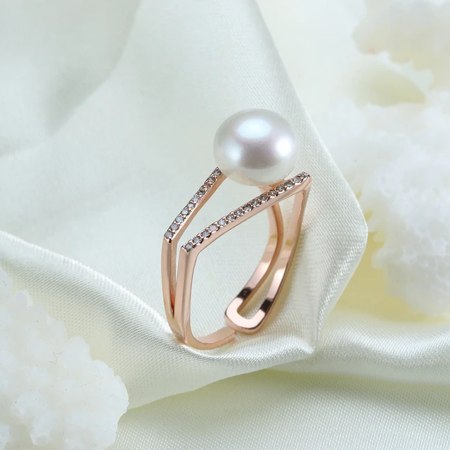 100% Natural Pearl Ring Of South Sea | Moti Ring.