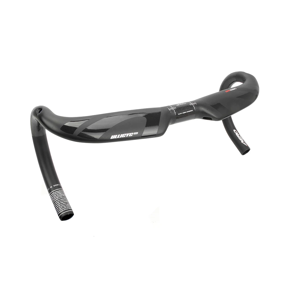 

Ullicyc Full Carbon Fibre Black Road Handlebar Bicycle Handlebar 31.8*400/420/440mm Bike Parts Free Shipping
