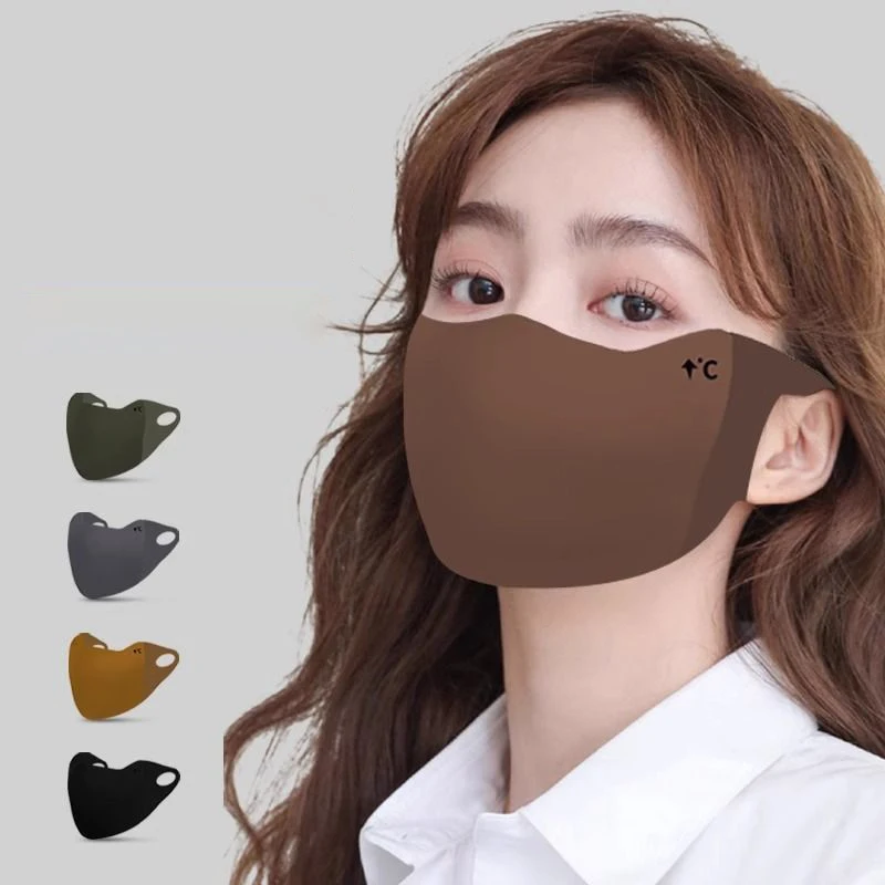 Autumn Winter Warm Cycling Maillard Mask Protective Windproof Outdoor Mask High looking Washable Waterproof Cold proof