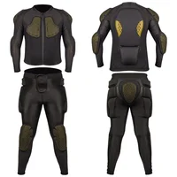 Skiing Anti-Fall Armor Full-Body Protection for Back Elbows and Chest, Inner Wear for Single and Double Board Skiing 1