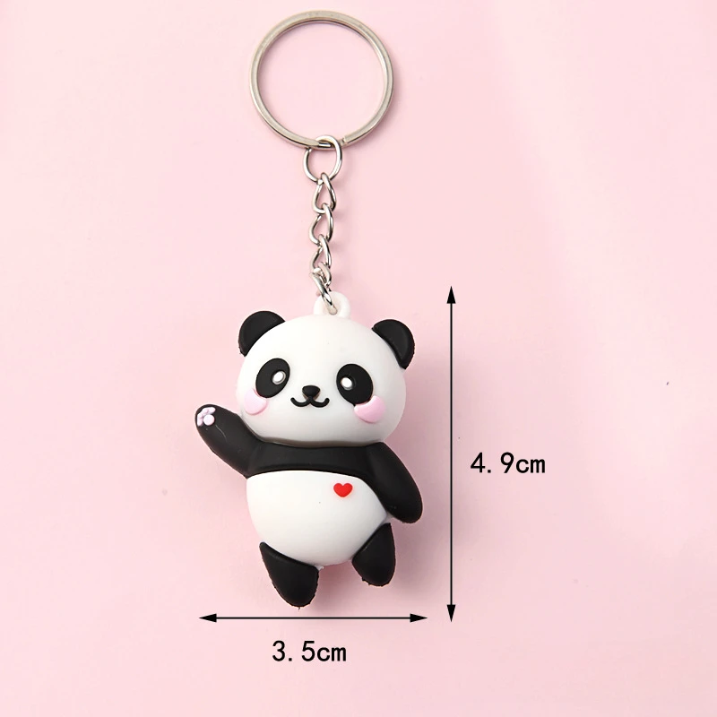 Koolau Cute Key Chains For Her Handmade Panda Keychains