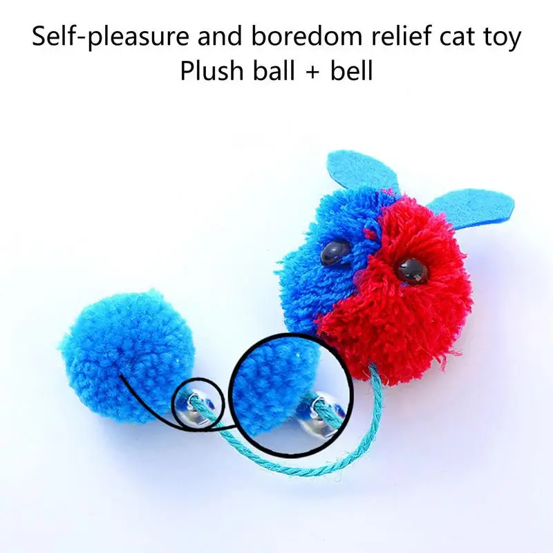 Cat Pom Pom Balls Fluffy Toy Balls For Kittens And Pets Soft Plush Toy  Balls Interactive Playing Quiet Ball Indoor For Medium - AliExpress