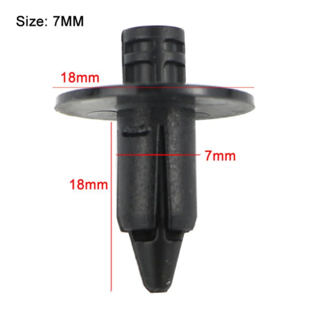 Motorcycle Fairing Clips 6mm/7mm/8mm Universal Plastic Rivet Fasteners Uses for Honda Yamaha Suzuki Kawasaki Models 20 Pcs