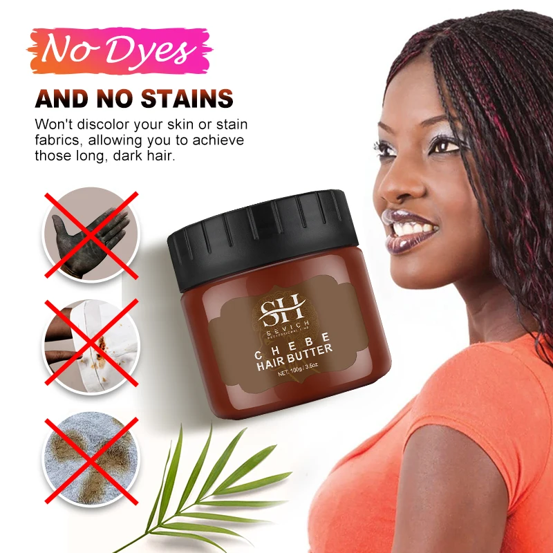 Sevich 100g Africa Traction Alopecia Chebe Hair Butter Moisturize & Protect Natural Hair Strong Root Loss Treatment hair mask hair treatment scalp treatment