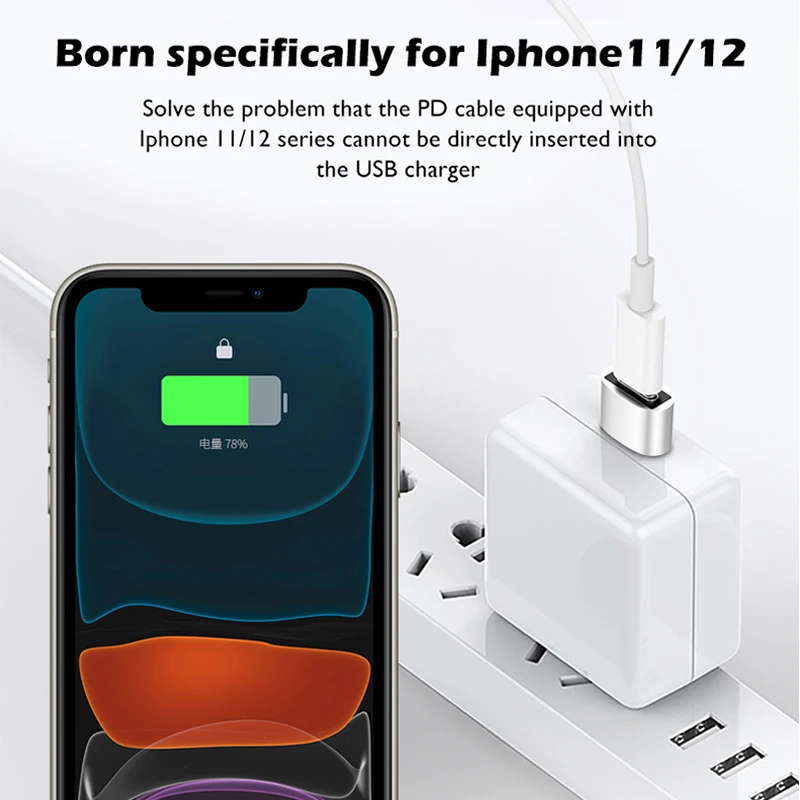 USB 3.0 Type-C OTG Date Adapter Usb C Male To Type C Otg Charger Converter TYPEC female to USB male 2.0 mobile phone Charging