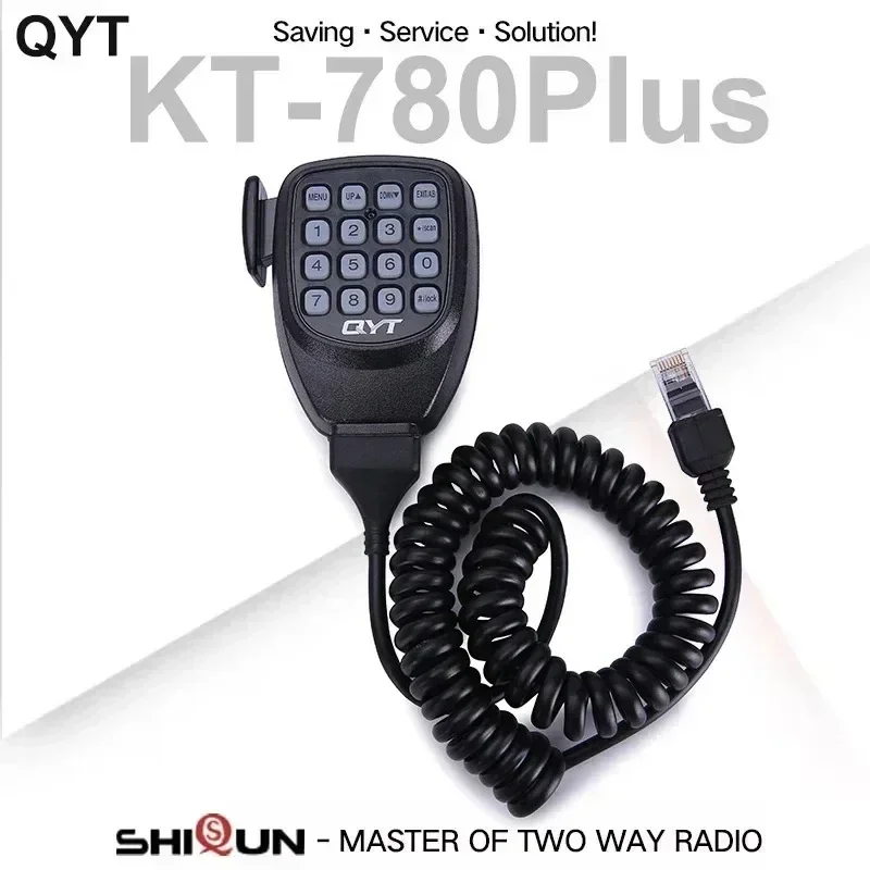 QYT KT-780Plus 모바일 무전기 베이스 싱글 밴드 VHF 워키토키 100W 차량용 무전기 KT-780 Plus 양방향 무전기 장거리 통신