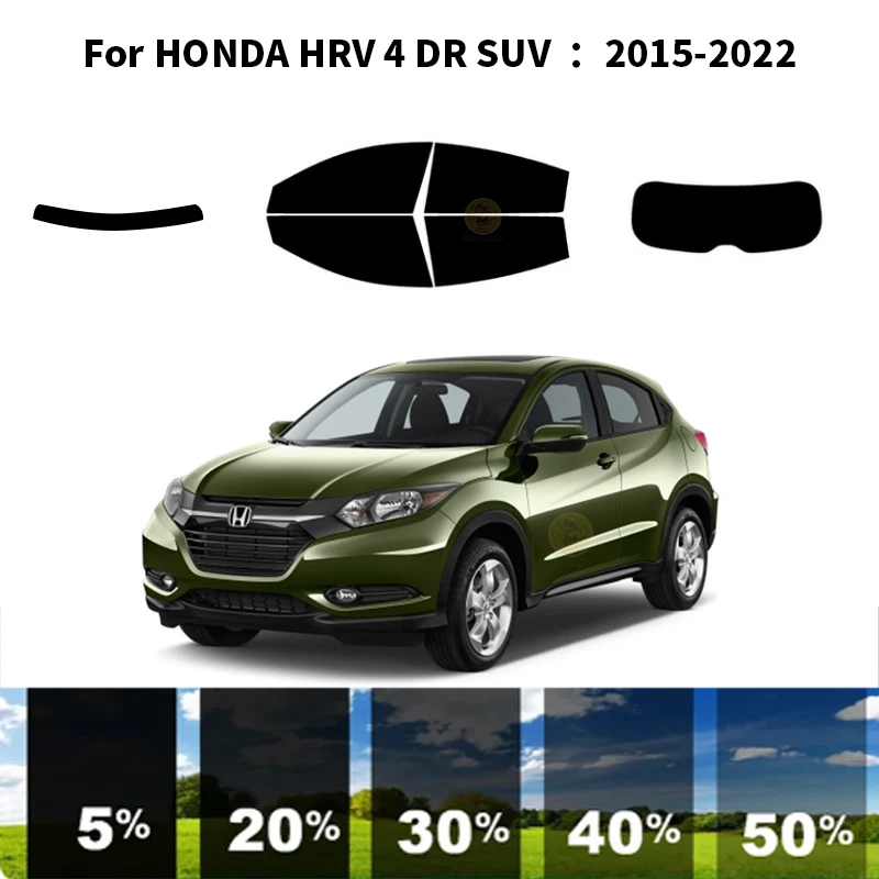 

Precut nanoceramics car UV Window Tint Kit Automotive Window Film For HONDA HRV 4 DR SUV 2015-2022