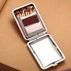 Metal Matchbox Portable Anti-Pressure Sealed Match Storage Box Personality WaterproofWithstand Voltage Match Box 2