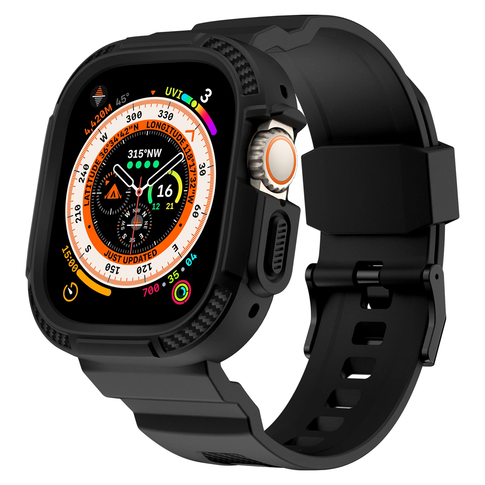 

Металлический ремешок для Apple Watch Ultra 49 мм, браслет из нержавеющей стали для Apple Watch 7 45 мм