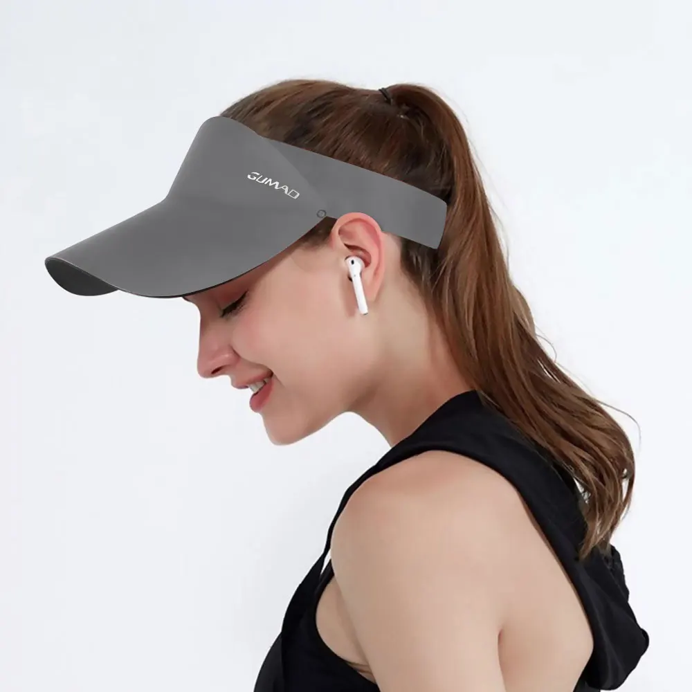 Sports Protection Sun Hats Tennis Golf Running Empty Top Adjustable Ponytail Sunscreen Cap Breathable Headwear Men Women