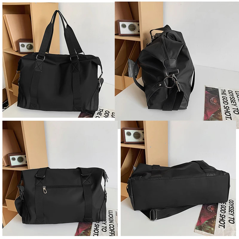 Travel bag printed women's sports handbag couple style tote bag personalized pattern