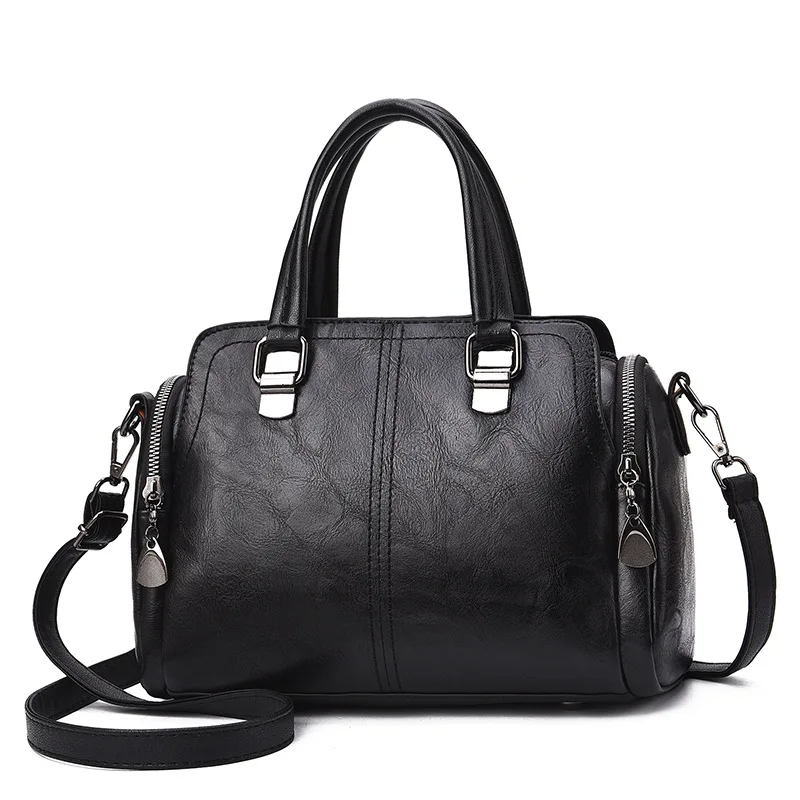 Leather Handbag Women Handbags Crossbody Bags Tilorraine women's bag new fashion handbag large capacity soft leather mother shoulder crossbody bags shoulder Bag