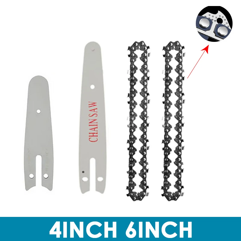 4inch6InchChainsawChainsElectricSawGuidePlateChainsPartsSharp