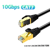 CAT7 Ethernet Cable 10Gb RJ45 Lan Network Cable Networking Ethernet Patch Cord CAT 7 Network Cable For Computer Router Laptop 1