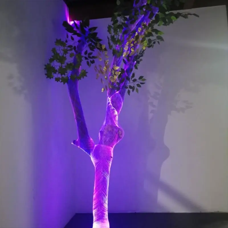 PMMA Plastic Optical Fiber Cable Net Optical Fiber Netting fiber optic cable For Luminescent Tree Decorate Lighting