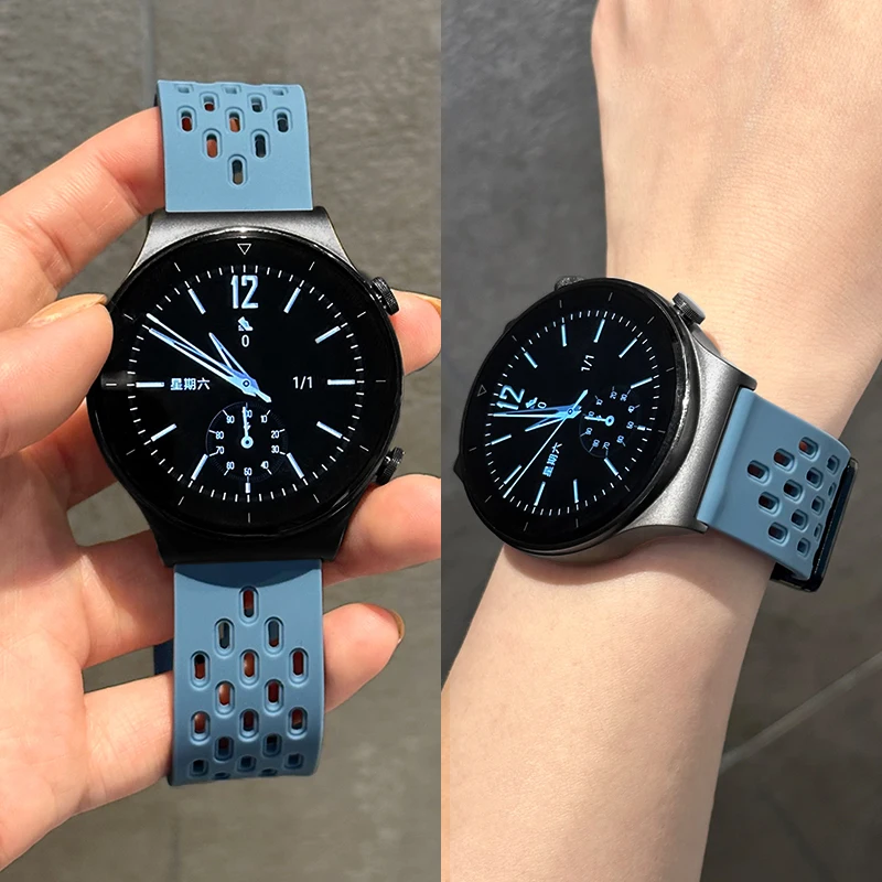 Seamless Silicone Strap with Magnetic Buckle