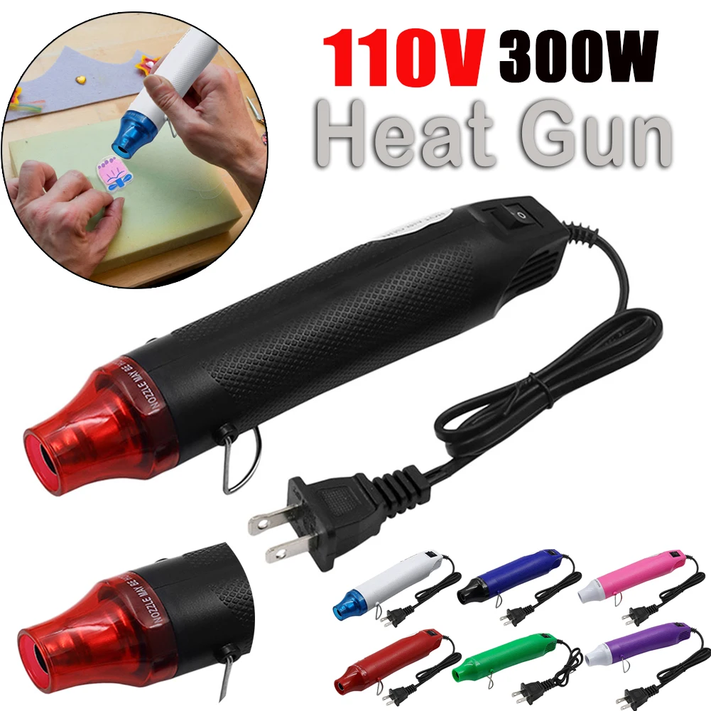 

Многоцветный тепловой пистолет, 110 В, быстрый нагрев, «сделай сам», с использованием тепловой пушки, вращение на 90 градусов, многофункциональный, для магнитного выпуклого порошка