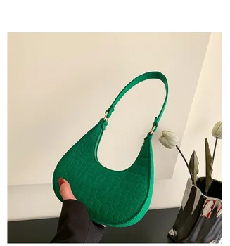 Borsa a tracolla casual in tessuto di feltro Borsa moda invernale Nuova borsa Design 21 * 6 * 20 cm Borsa a tracolla singola per la scelta del regalo