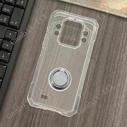 Fodero per telefono con supporto ad anello durevole - Custodia in silicone TPU morbido per una presa e protezione migliorate