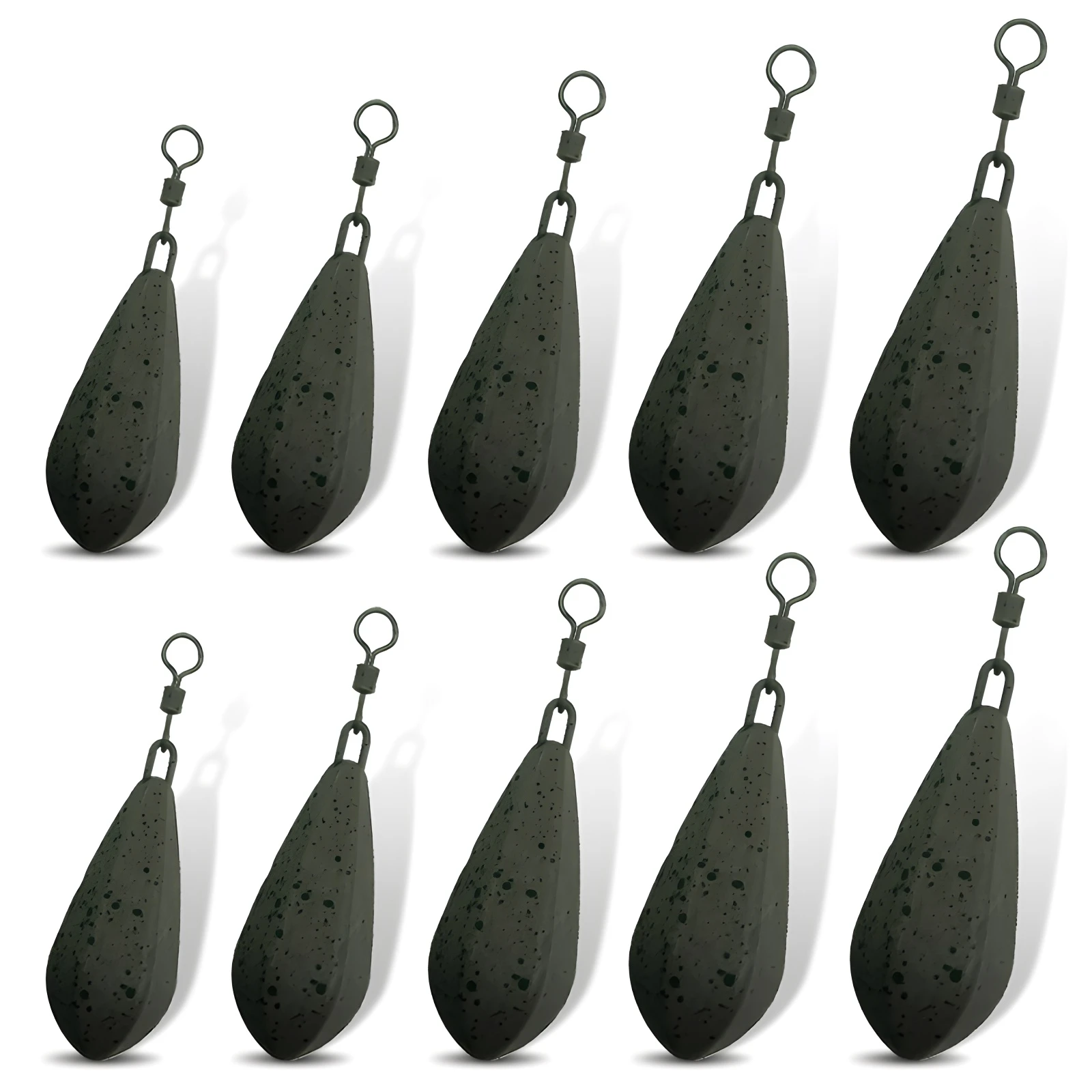 Plombs de carp fishing 56g 71g 85g 99g 113g avec système d'échange rapide pour bas de ligne et montages