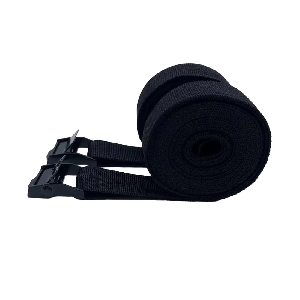 2PCS 250kg Car Roof Rack Kayak lashing strap Luggage Strap Polyester Quick Release With Buckle