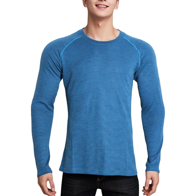 100% Merino Wool Thermal Underwear Top Mens 200G Merino Wool Base Layer  Winter Warm Long Sleeve Shirts Outdoor Sports Shirt - AliExpress