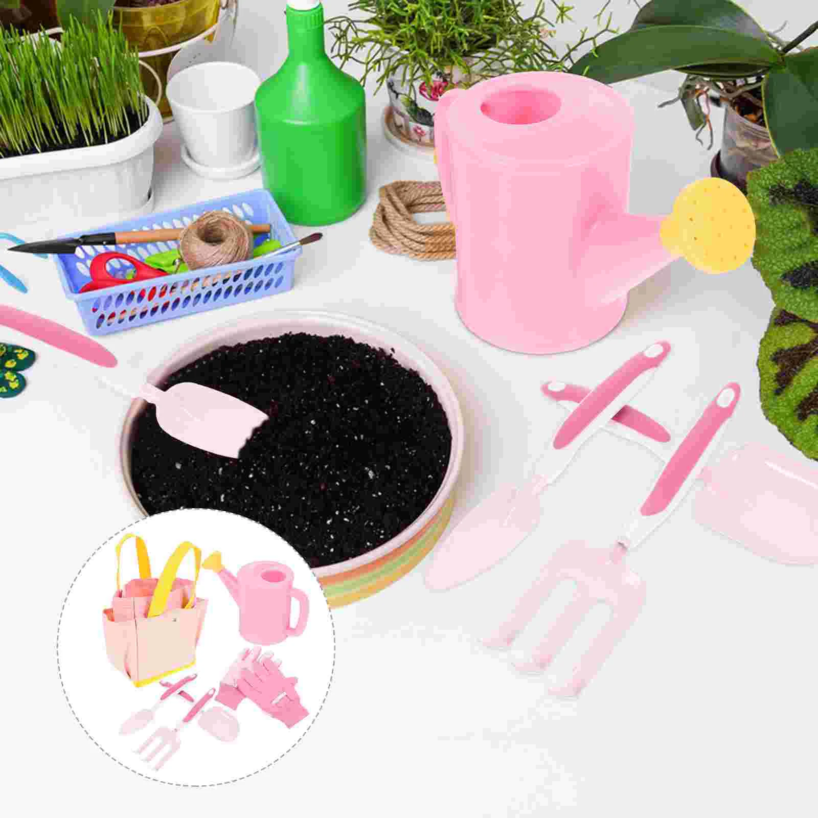

1 Set of Children Gardening Tools Small Kids Gardening Tools Shovels and Rake Set
