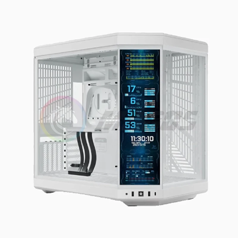 HYTE Y60 Y70    ȭ,  г ÷, 12.6 ġ ǻ ̽, LCD , 1920X515, Aida 64 ̺