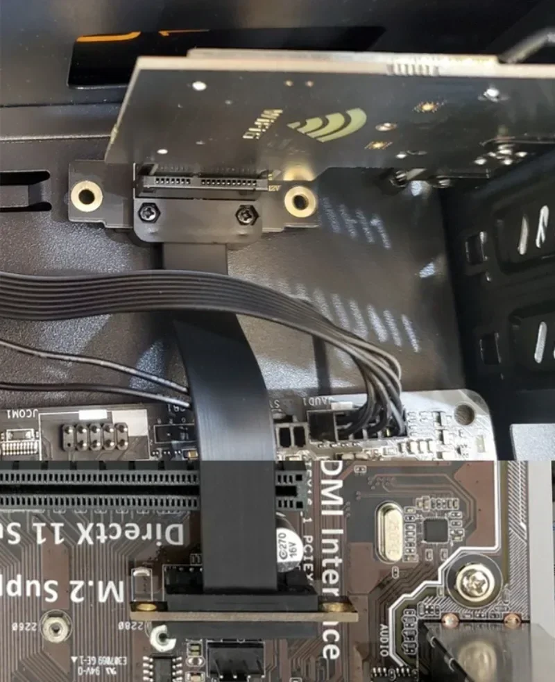 Pci Express Riser Card para Motherboard Extender Adaptador Conversor Pcie x1 x4 x8 - Imagem 4