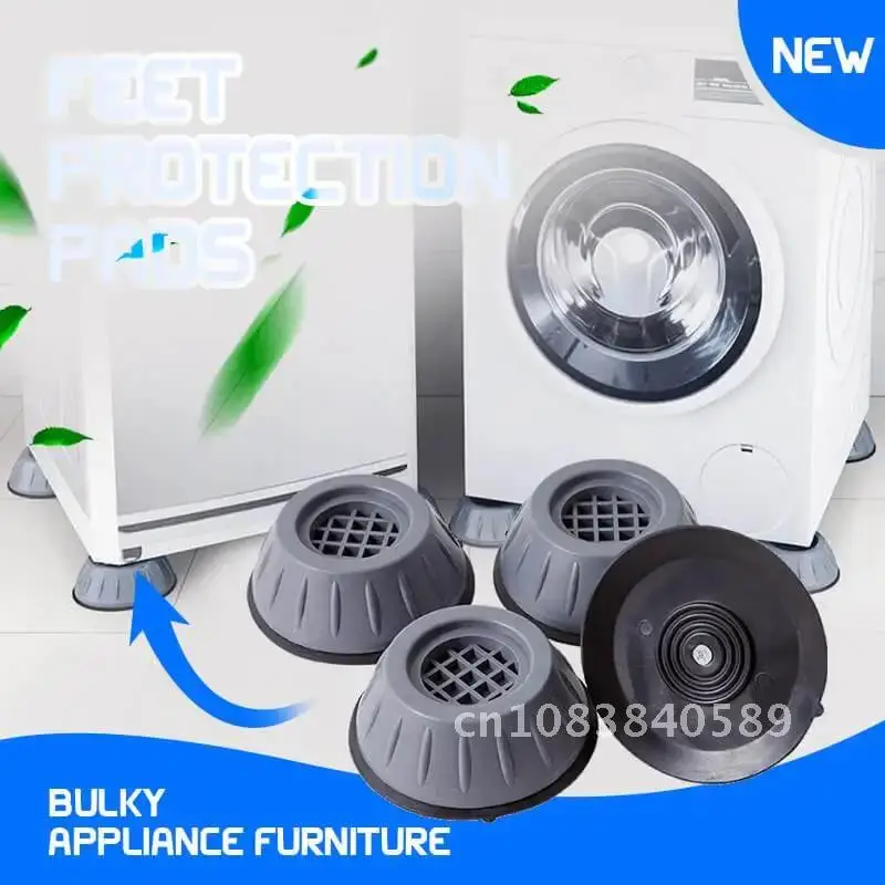 

Heavy Duty Furniture Non Slip Protection Pads for Bulky Appliance Feet Antivibration Dryer Floor Protect Acessories