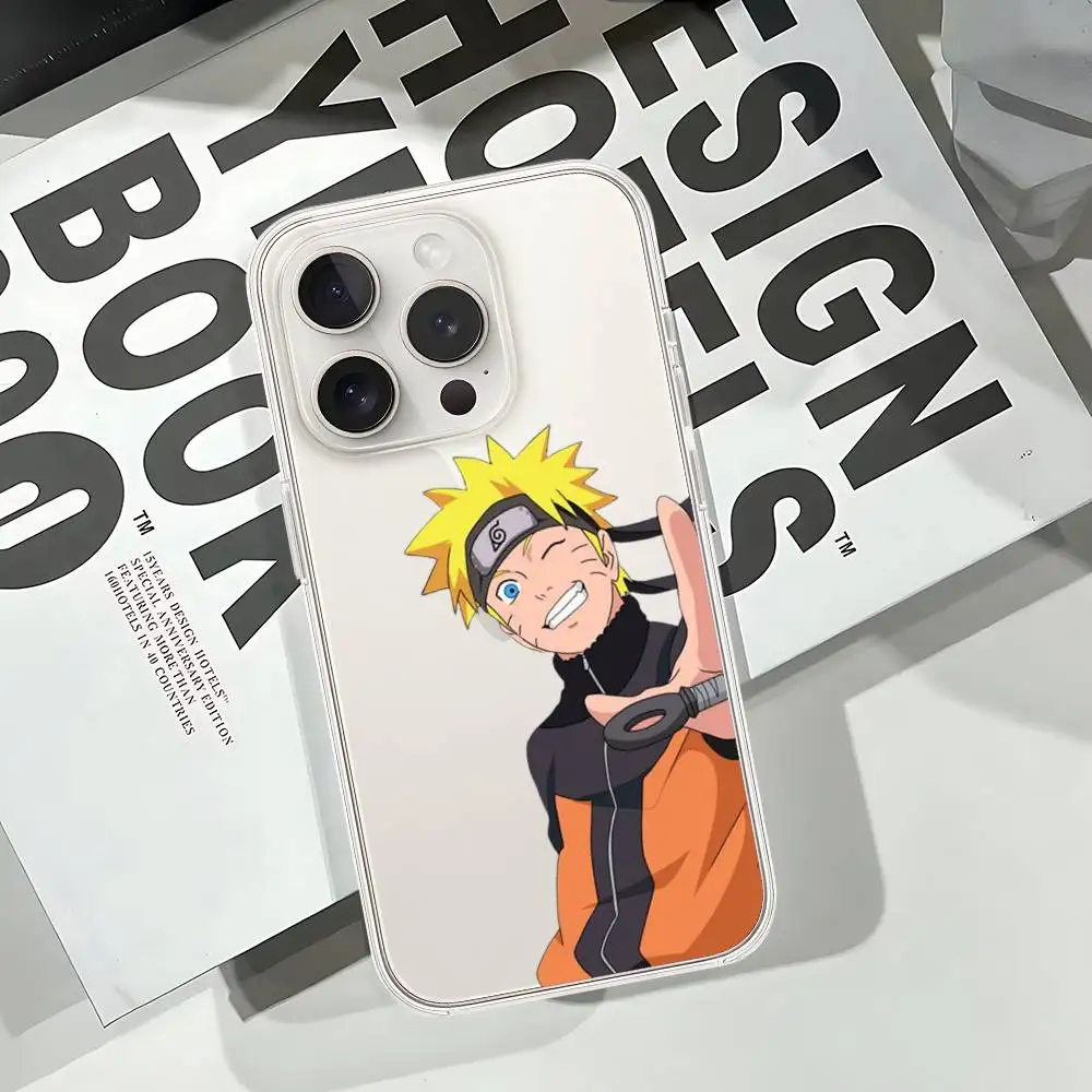 Akatsuki Logo Naruto Transparent Shockproof Phone Case