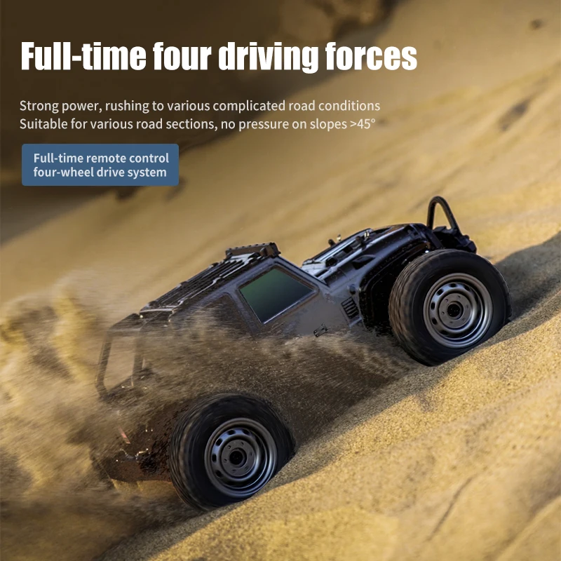 1/16 Rc Cars 16103 50km/h 4x4 Off Road with LED 2.4G Remote Control Car Waterproof Remote Control for Adults and Kids 2