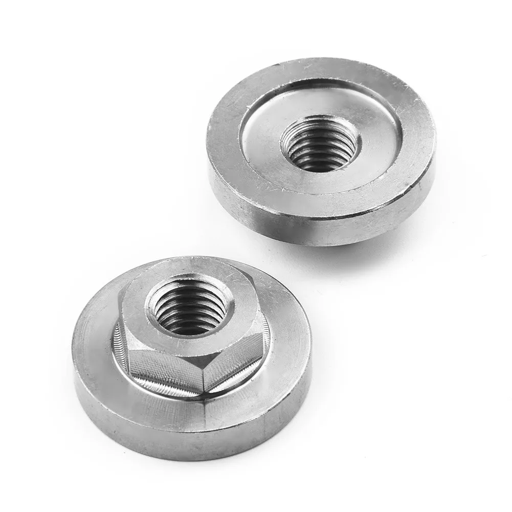 2Pcs Angle Grinder Nuts Hex Nut Set Tools For Angle Grinder Modification Accessories Non-slip 30*17*8.5mm Replacement New Useful 24 2pcs waste basket fixation clip practical garbage bag anti slip holder clamp garbage bag fixed clip snack bag sealing tools