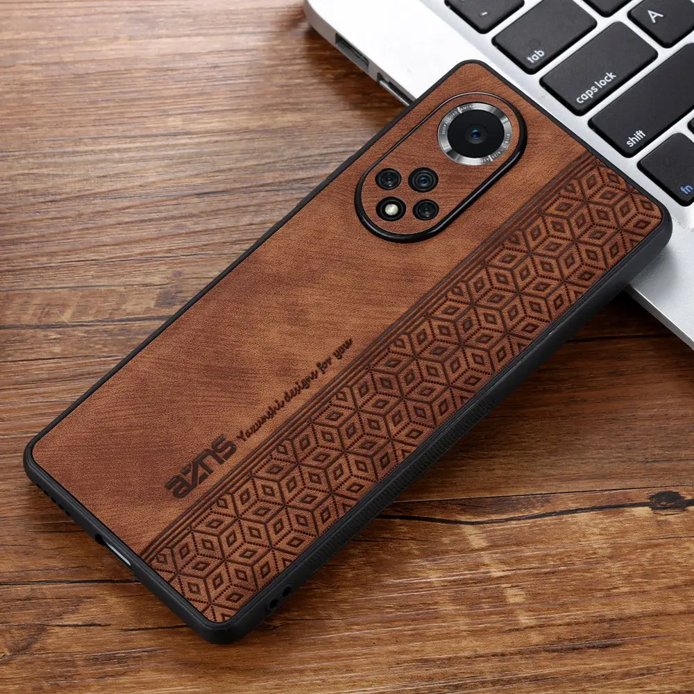 Embossing Leather Skin Retro Shockproof Case
