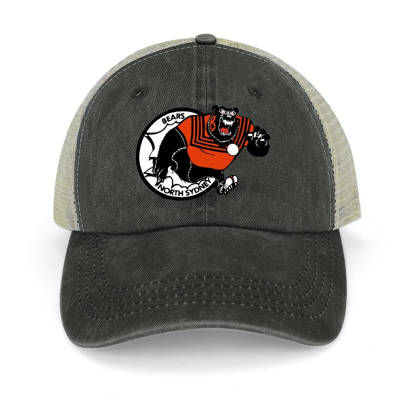 

North Sydney Bears Burst Logo Cowboy Hat Dropshipping black Military Cap Man Women's Hats Men's