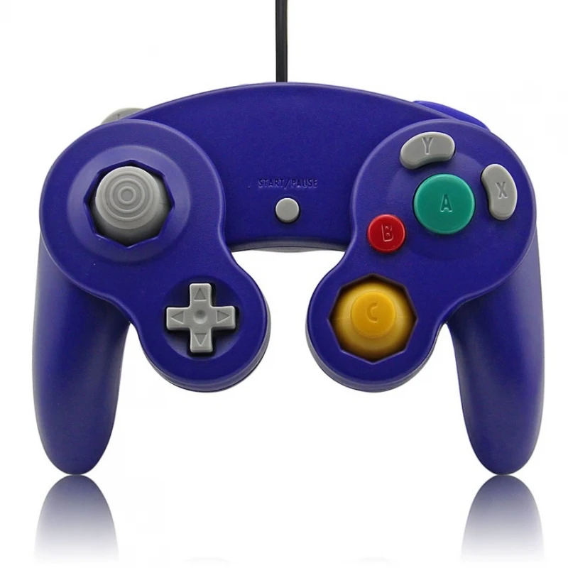 Controller Compatibile Per Nintendo Game Cube Controller Cable Console Blu Scuro # Nintendo Gamecube (Dol-001) # Remote Nintendo Gamecube (Dol-003)