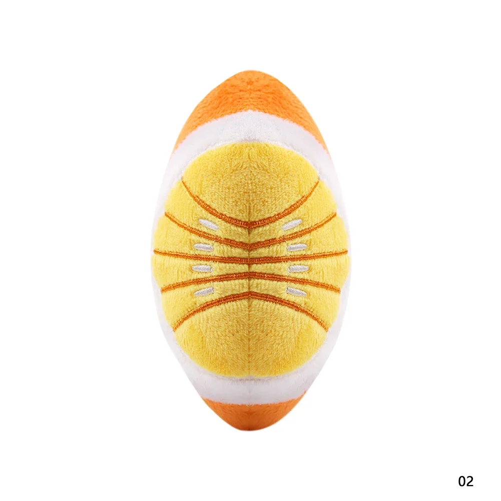 Pet-Friendly Cartoon Fruit Animals Plush Chew Toy with Squeaker