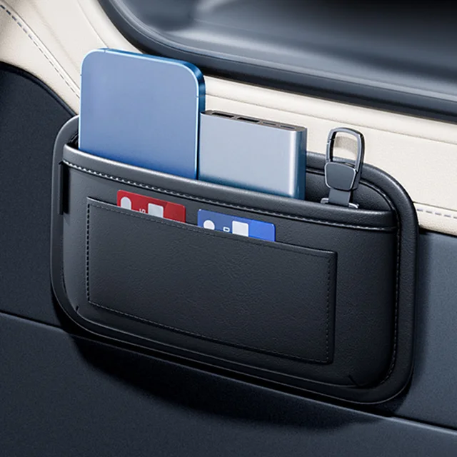 Organizer Per Auto - Portaoggetti Da Inserire Tra I Sedili - In Pelle PU Per Lato Conducente