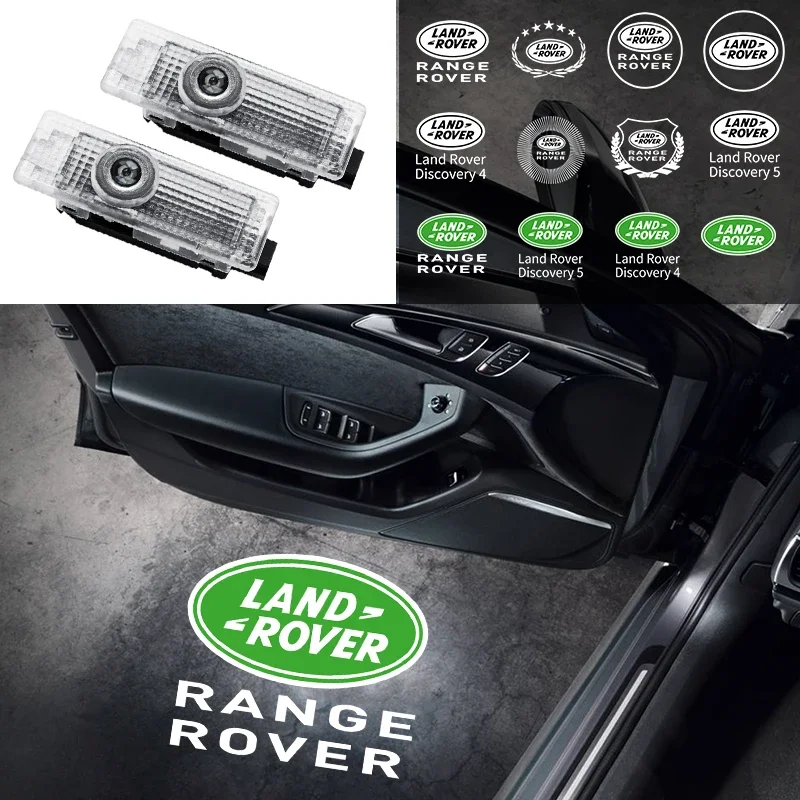 2pcs LED Car Door Welcome Ghost Shadow Light Bulbs Accessories For Land ...