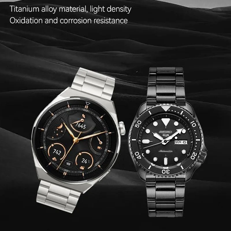 Titanium Alloy Universal Watch Strap - Sleek and Durable Bracelet