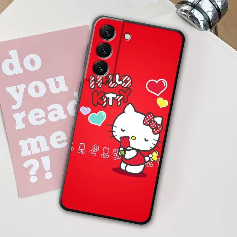 thumbnail image 1 of Funda de teléfono de Hello Kitty, carcasa de silicona para Redmi Note 11, 10, 12 Pro, 10, 9, 9S, 8, redmi 10C, 12C, 9A, 9C, 1 of 5